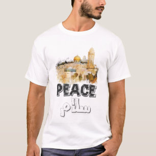Camiseta Jerusalém Al Quds Paz Justiça e Liberdade