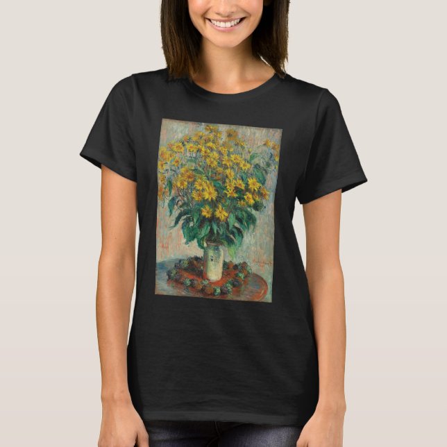 Camiseta Jerusalém Artichoke Flowers de Claude Monet (Frente)