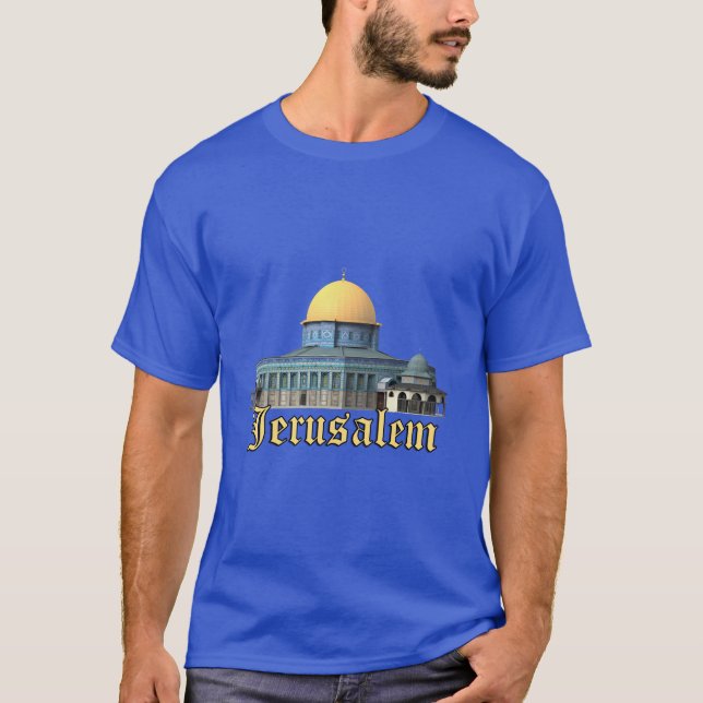 Camiseta Jerusalém Clássico Domo da Design Rock (Frente)
