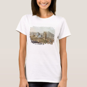 Camiseta Jerusalem com a igreja do Sepulchre santamente, p