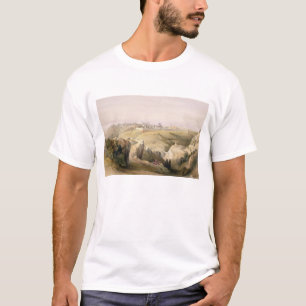 Camiseta Jerusalem do Monte das Oliveiras, o 8 de abril de
