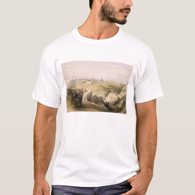 Camiseta Jerusalem do Monte das Oliveiras, o 8 de abril de (Frente)