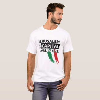 Camiseta Jerusalem é a capital do t-shirt de Palestina