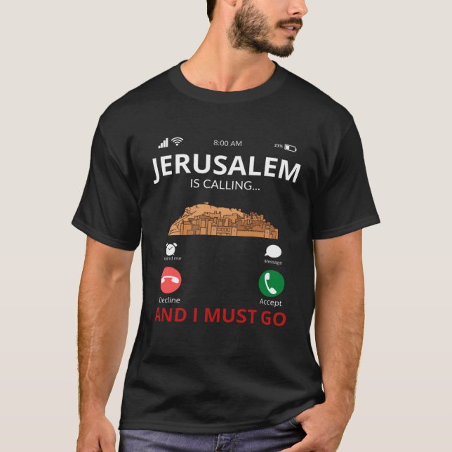 Camiseta Jerusalém está Chamando (Frente)