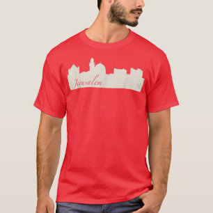 Camiseta Jerusalém, Estilo de Souvenir na Linha Skyline da