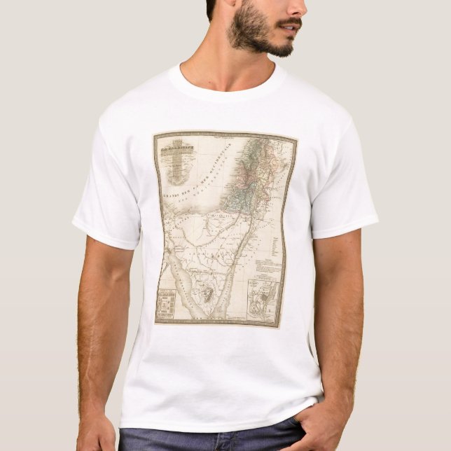 Camiseta Jerusalem histórico, Palestina (Frente)