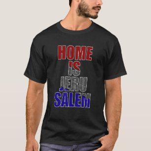 Camiseta Jerusalém Jerusalém Jerusalém Hebraico Israelita J