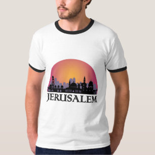 Camiseta Jerusalém Skyline - Israel Viagem