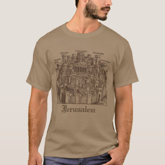 Camiseta Jerusalem, Woodcut medieval