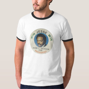 Camiseta Jesse Jackson retro para o presidente Campainha