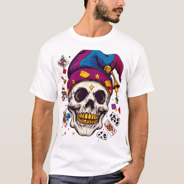 Camiseta Jester Skull Trickster (Frente)