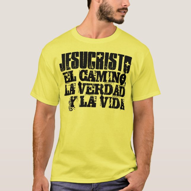 Camiseta jesucristo el camino (Frente)