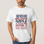 Camiseta Jesus 2024 Faz a América rezar novamente<br><div class="desc">Jesus 2024 Faz a América rezar novamente</div>