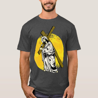 Camiseta Jesus A Cruz Religião Santa Sexta-Feira Bíblia Cri