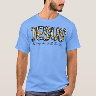 Camiseta Jesus, a maneira como a vida religiosa cristã Je