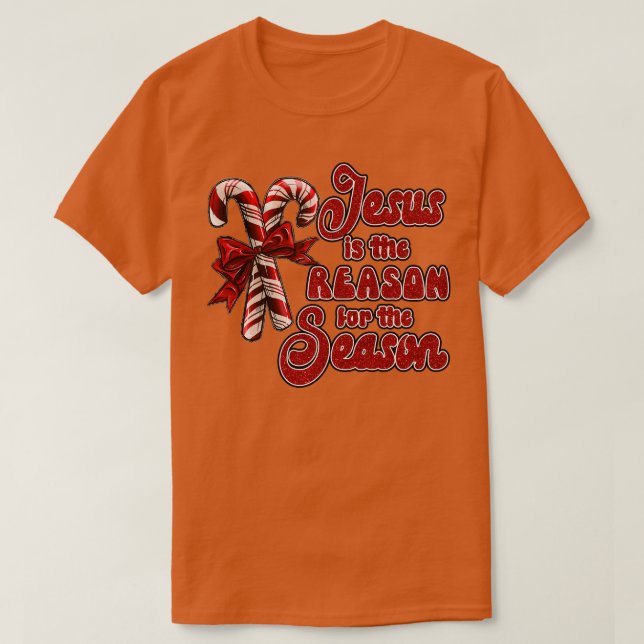 Camiseta Jesus, A Razão Da Época (1) (Frente do Design)