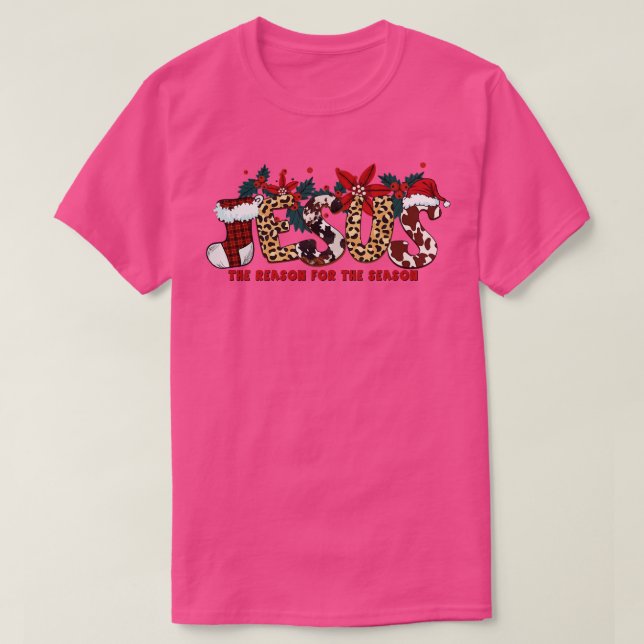 Camiseta Jesus, A Razão Da Época (7) (Frente do Design)