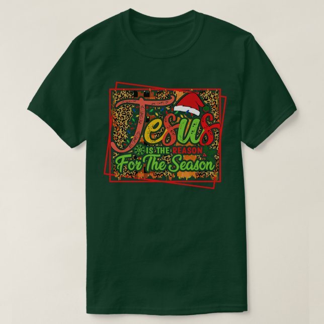Camiseta Jesus, A Razão Da Época (8) (Frente do Design)