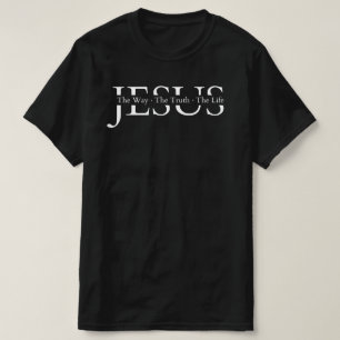 Camiseta Jesus - A Verdade, A Vida, O Caminho