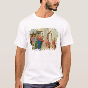 Camiseta Jesus abre os olhos de uma cortina nascida do