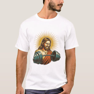 Camiseta Jesus Acidentalmente Adicionando Muito Peso Falha