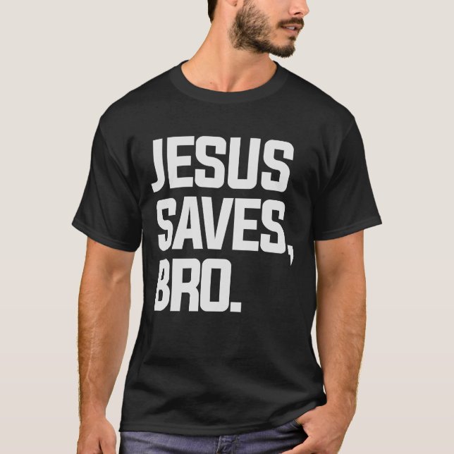 Camiseta Jesus alimentado pela fé salva o Design (Frente)