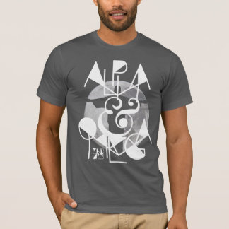 CAMISETA JESUS ALPHA E OMEGA TYPOGRAPHY