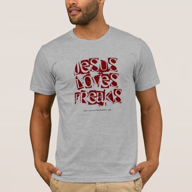 Camiseta Jesus ama anormais (Frente)