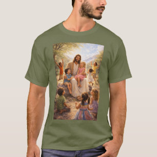 Camiseta Jesus ama as crianças