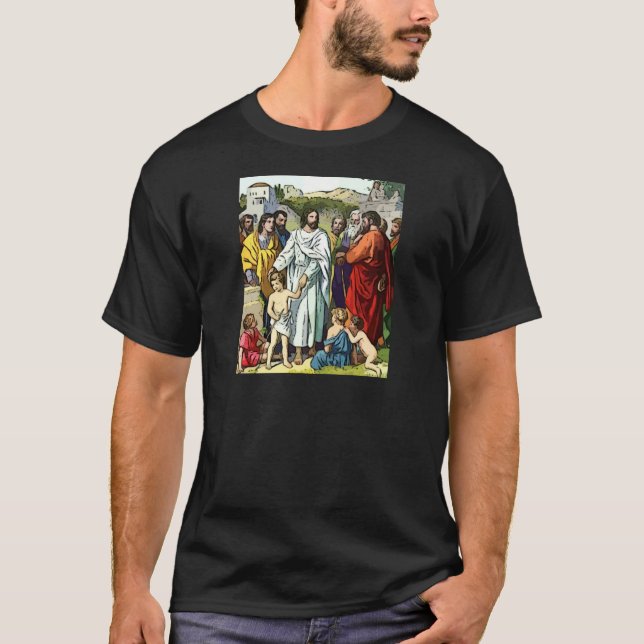 Camiseta Jesus ama as crianças pequenas (Frente)