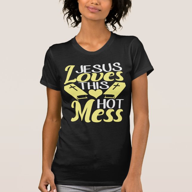 Camiseta Jesus Ama Essa Bagunça (Frente)