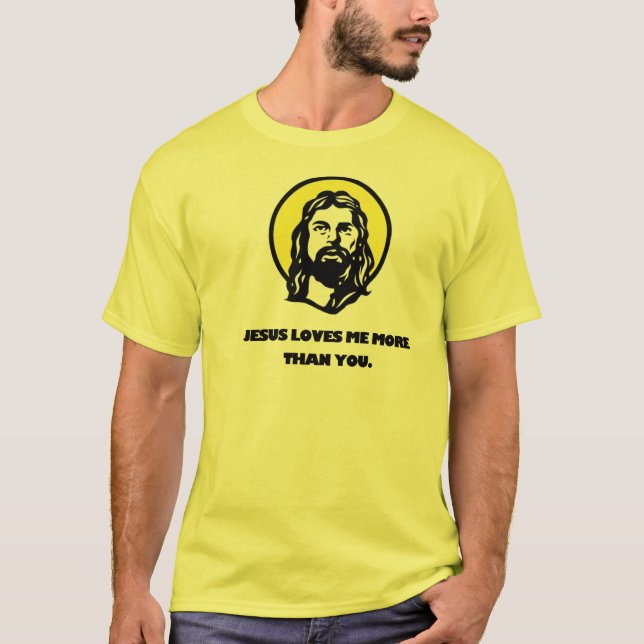 Camiseta Jesus ama-me mais do que você (Frente)