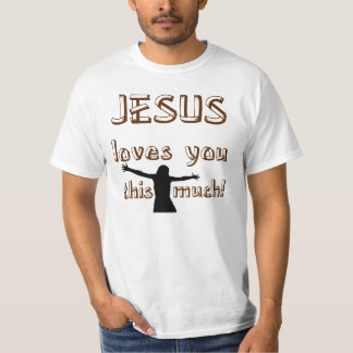 Camiseta Jesus ama-o este muito
