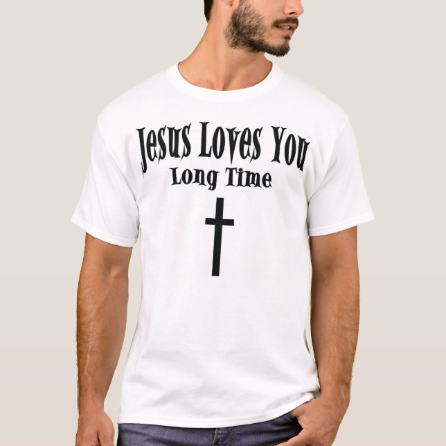 Camiseta Jesus ama-o muitos tempos (Frente)