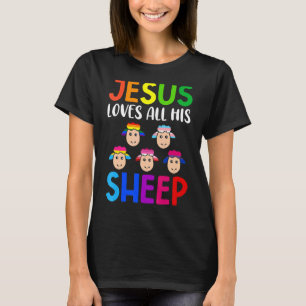 Camiseta Jesus Ama Toda Sua Chuva De Bandeira De Orgulho Lg