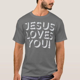 Camiseta Jesus ama você, Design da tipografia retrô