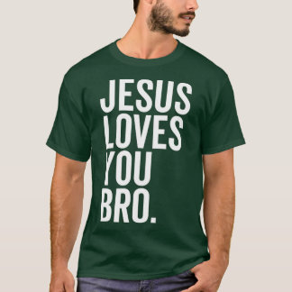 Camiseta Jesus ama você, irmão 1