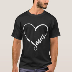 Camiseta Jesus amante Deus do coração, eu amo Jesus