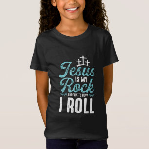 Camiseta Jesus Amor Jesus é a minha pedra e é assim que eu