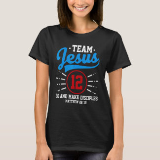 Camiseta Jesus and Baseball Team Jesus Christian Matthew 28