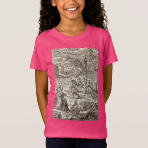 Camiseta Jesus andando na água