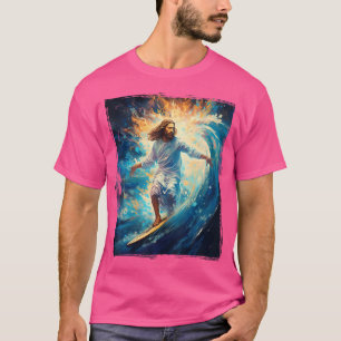 Camiseta Jesus Andando Sobre Água Cristão Evangélico