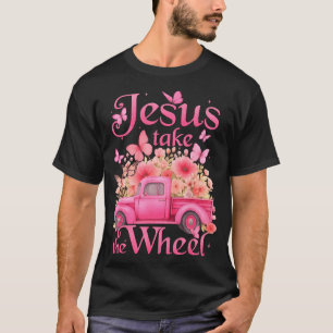 Camiseta Jesus Antigo Assume o Volante Nk Floral Caminhão B