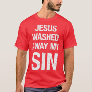 Camiseta Jesus Arruinou Meu Pecado Cristão Inspiracional