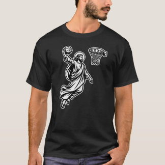 Camiseta Jesus Basketball Dunk - Sports Satire