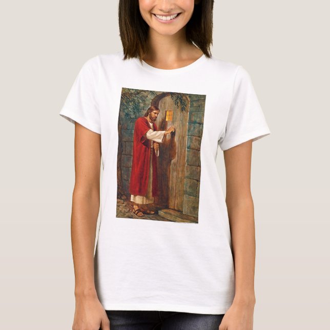 Camiseta Jesus bate na porta (Frente)