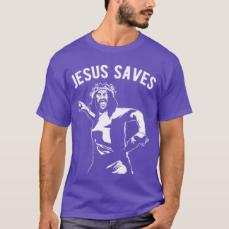 Camiseta Jesus Beisebol Religioso Esportes engraçado