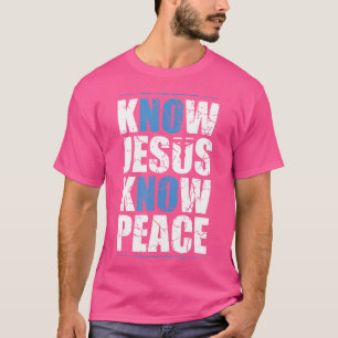 Camiseta Jesus Bíblia Sabe Jesus Sabe Paz Não Jesus Não