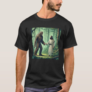 Camiseta Jesus Bigfoot Sasquatch Christian Faith Bíblia Ver