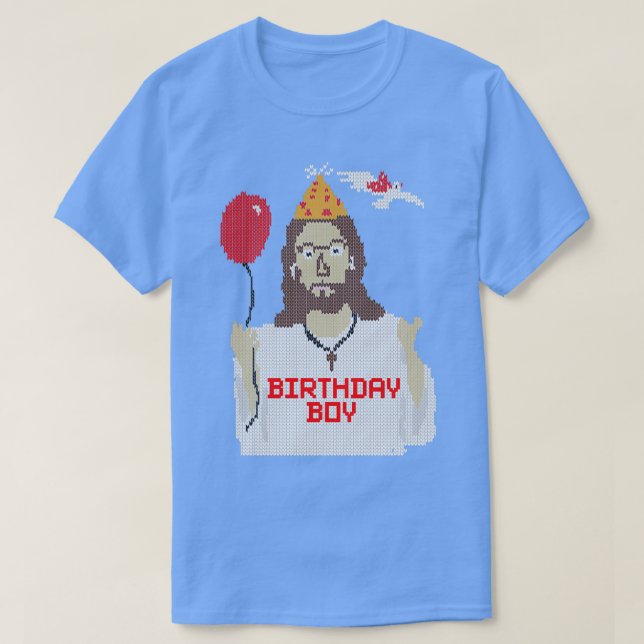 Camiseta Jesus Birthday Boy Christmas Gifts  (Frente do Design)